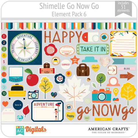 Shimelle Go Now Go Element Pack 6