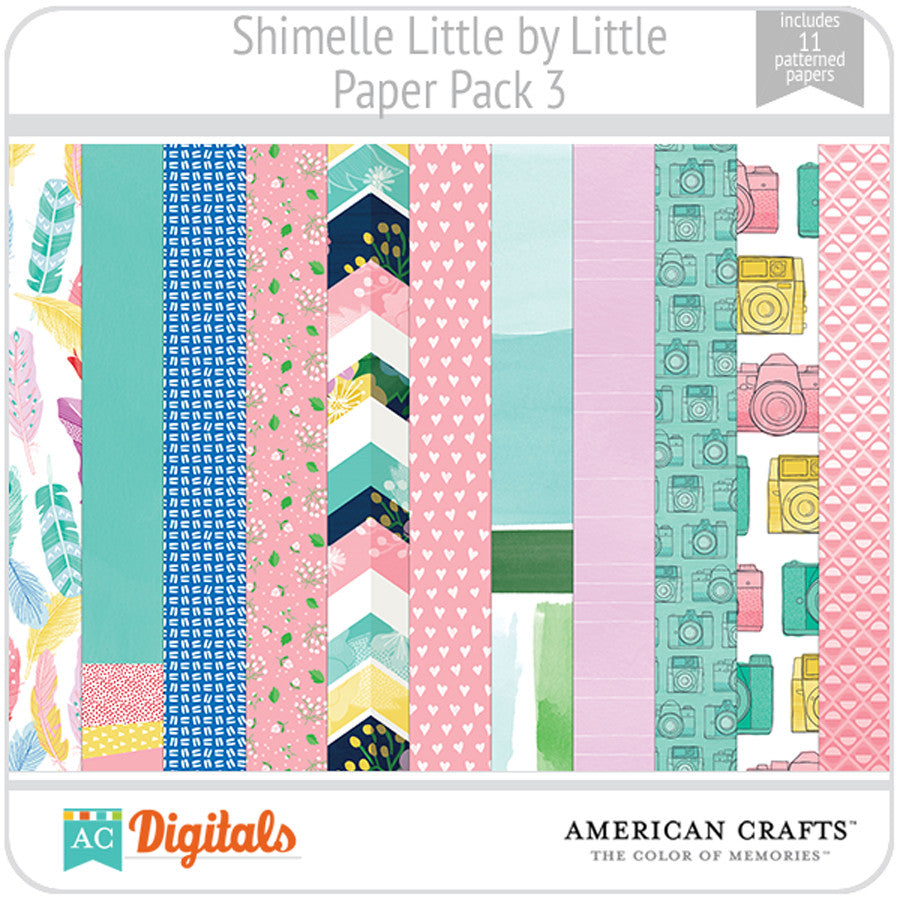 Shimelle Little by Little Paper Pack 3