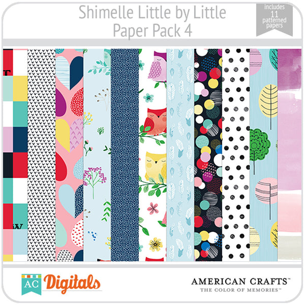 Shimelle Little by Little Paper Pack 4