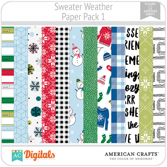 Sweater Weather Paper Pack 1