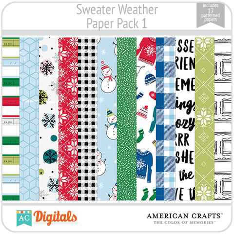 Sweater Weather Paper Pack 1