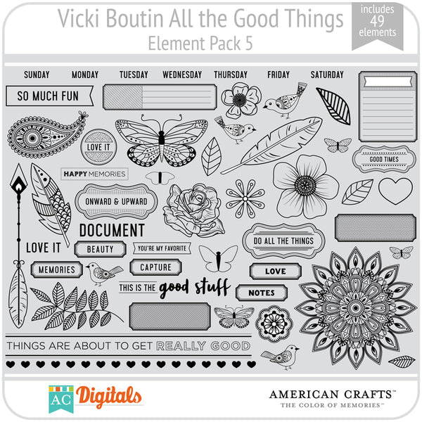 All the Good Things Element Pack 5