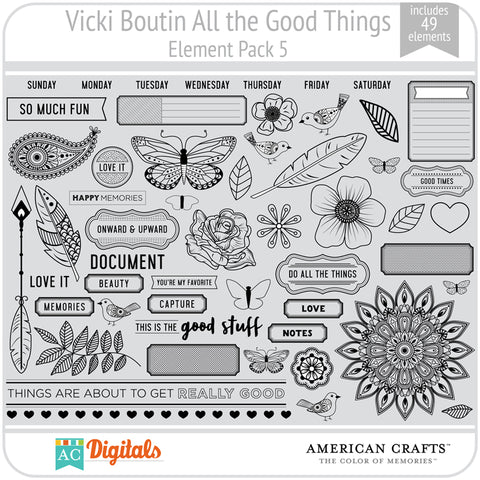 All the Good Things Element Pack 5