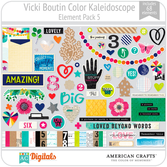 Color Kaleidoscope Element Pack 5