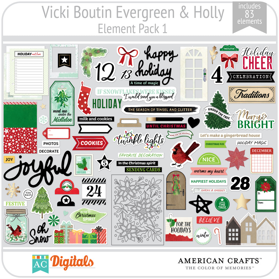 Evergreen & Holly Full Collection