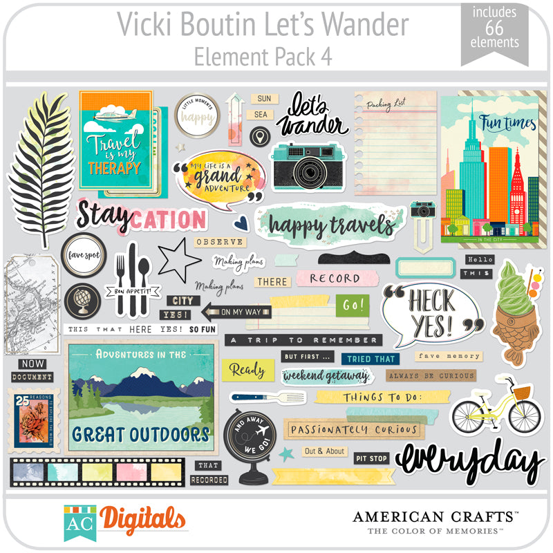 Let's Wander Element Pack 4