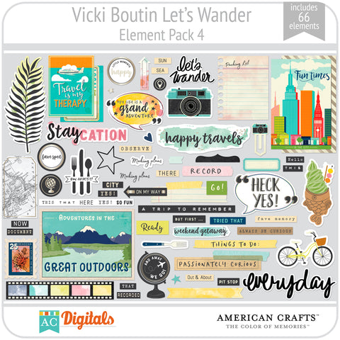 Let's Wander Element Pack 4