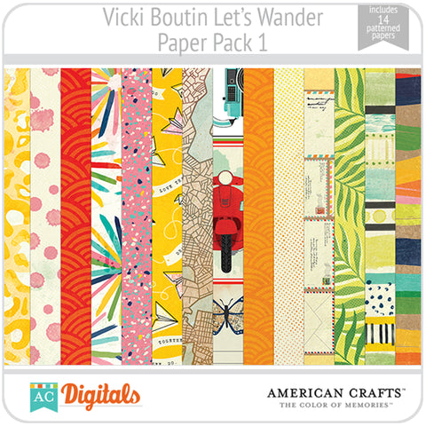 Let's Wander Paper Pack 1