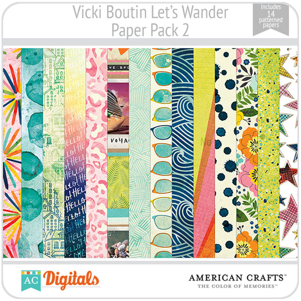 Let's Wander Paper Pack 2