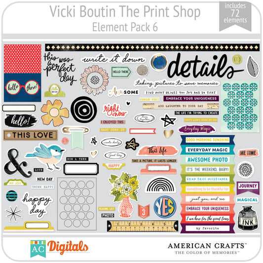 The Print Shop Element Pack 6