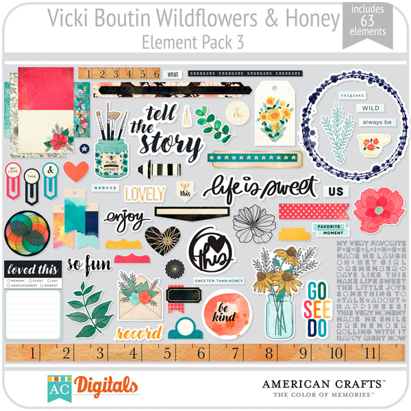 Wildflower & Honey Element Pack 3