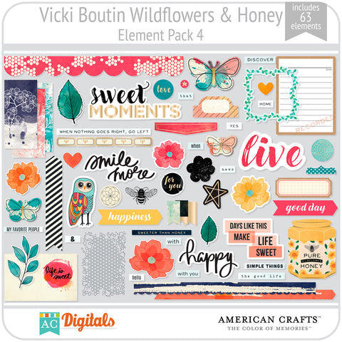 Wildflower & Honey Element Pack 4