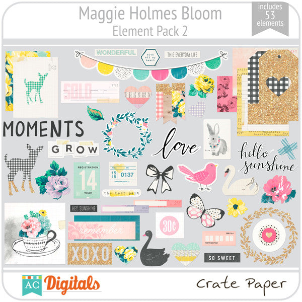 Maggie Holmes Bloom Element Pack #2