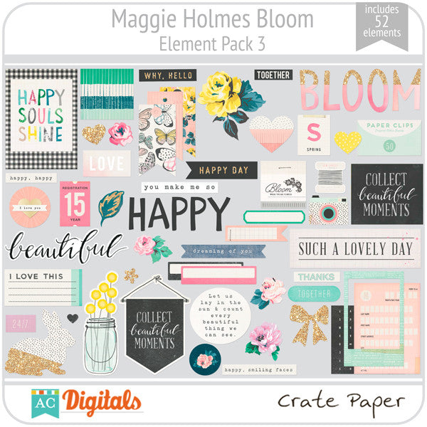 Maggie Holmes Bloom Element Pack #3