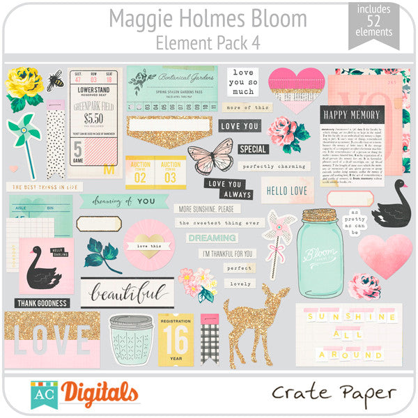 Maggie Holmes Bloom Element Pack #4