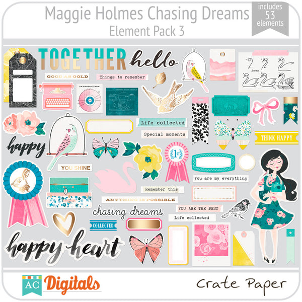 Maggie Holmes Chasing Dreams Element Pack 3