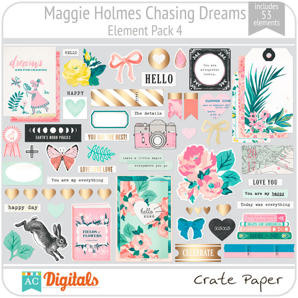Maggie Holmes Chasing Dreams Element Pack 4