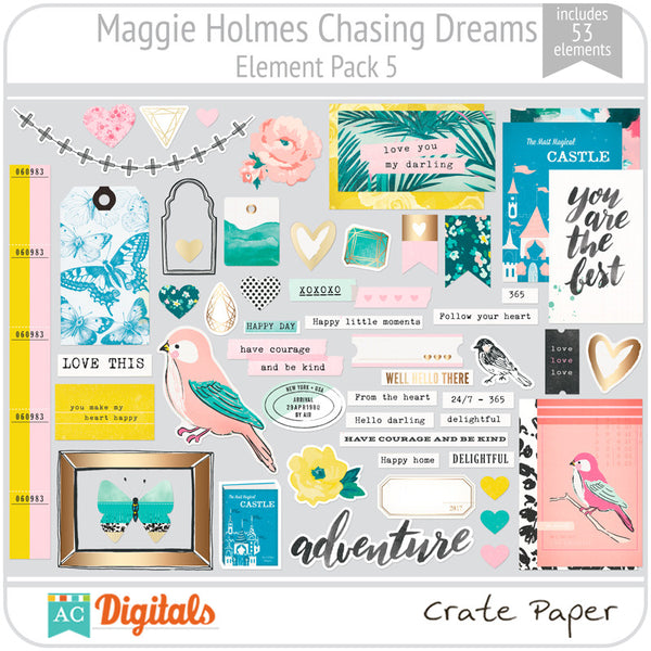 Maggie Holmes Chasing Dreams Element Pack 5