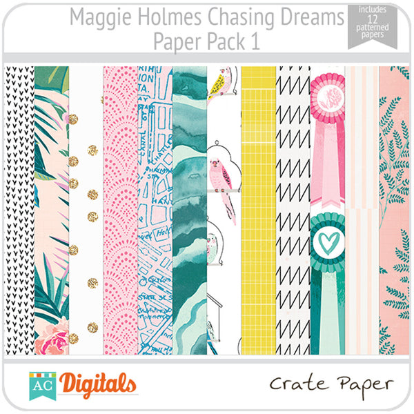 Maggie Holmes Chasing Dreams Paper Pack 1