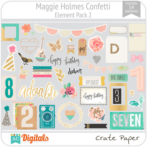 Maggie Holmes Confetti Element Pack 2
