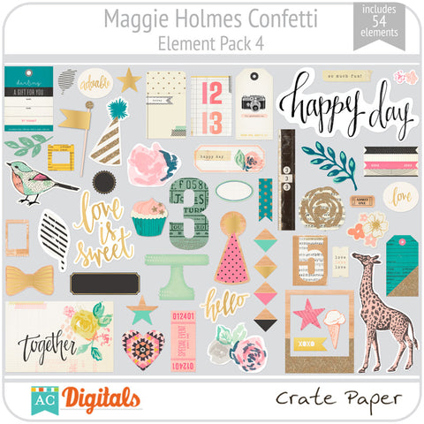 Maggie Holmes Confetti Element Pack 4