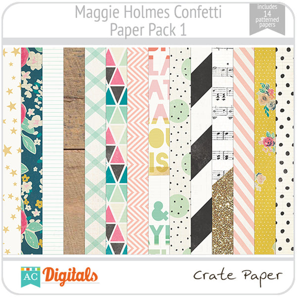 Maggie Holmes Confetti Paper Pack 1