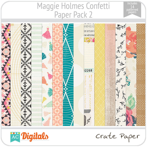 Maggie Holmes Confetti Paper Pack 2