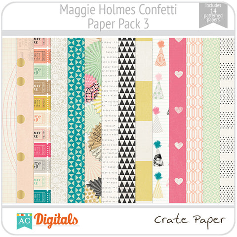 Maggie Holmes Confetti Paper Pack 3