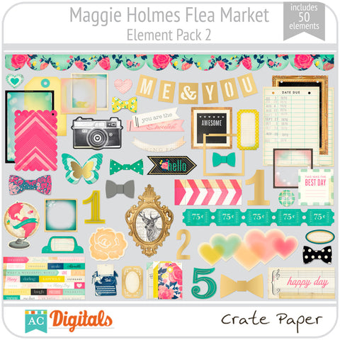Maggie Holmes Flea Market Element Pack 2