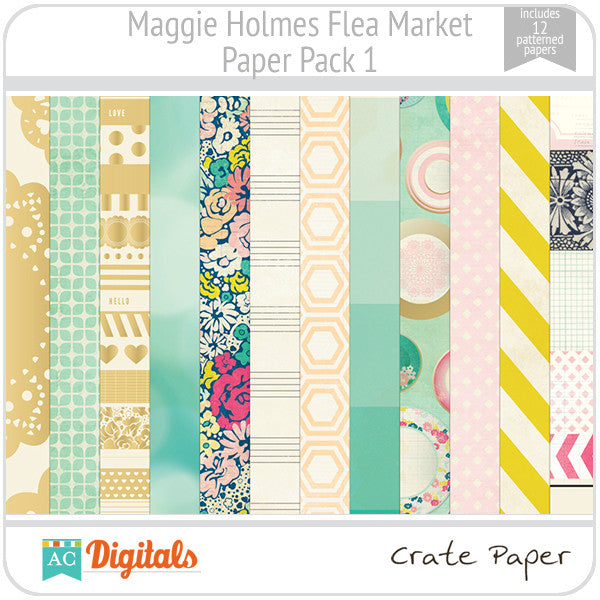 Maggie Holmes Flea Market Paper Pack 1