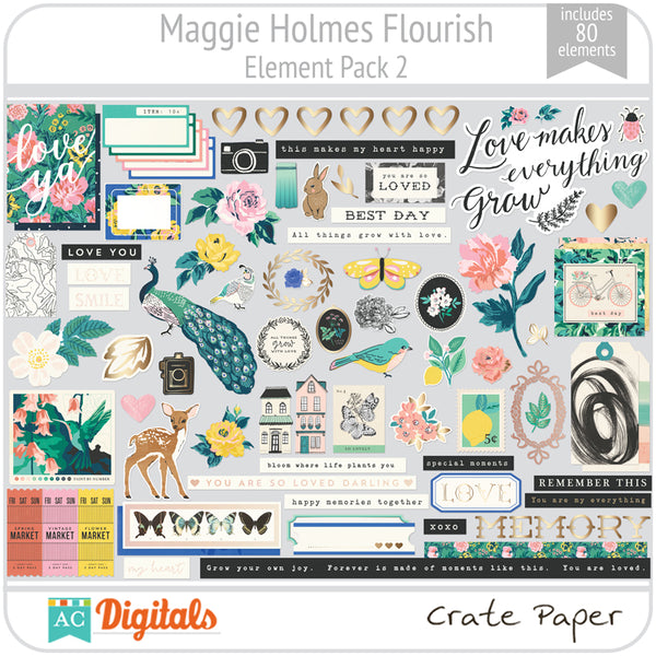 Maggie Holmes Flourish Element Pack 2