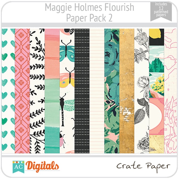 Maggie Holmes Flourish Paper Pack 2