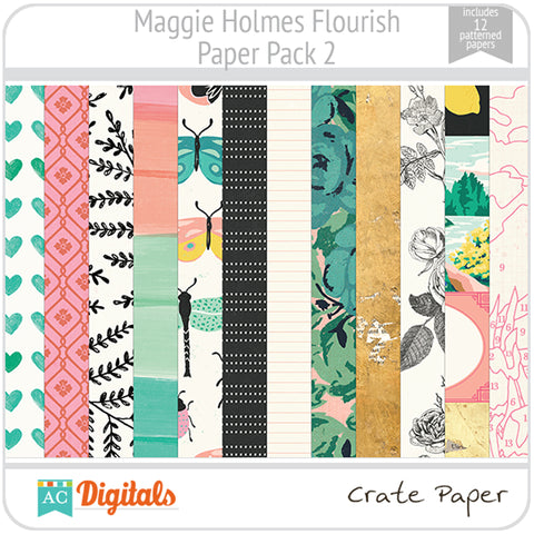 Maggie Holmes Flourish Paper Pack 2