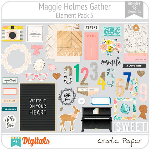 Maggie Holmes Gather Element Pack 5
