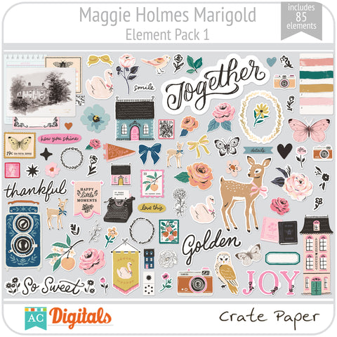 Maggie Holmes Marigold Element Pack 1
