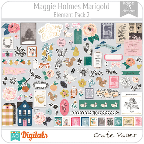 Maggie Holmes Marigold Element Pack 2