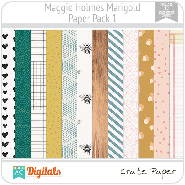 Maggie Holmes Marigold Paper Pack 1
