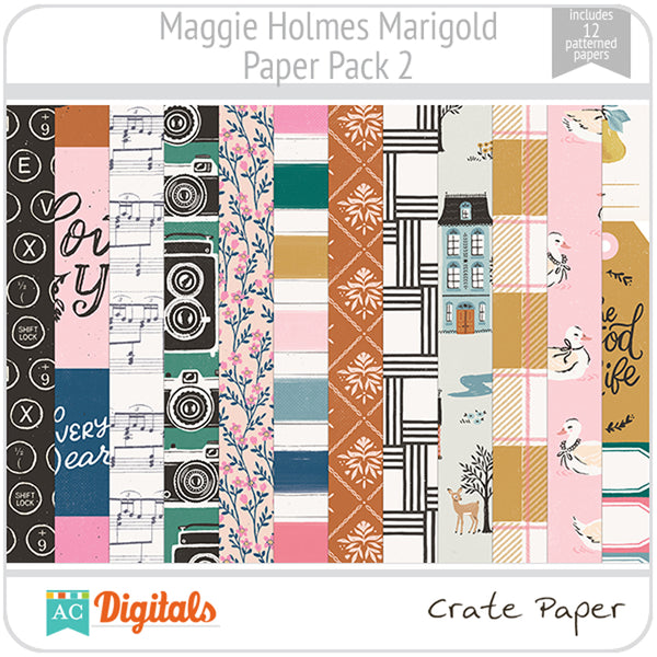 Maggie Holmes Marigold Paper Pack 2