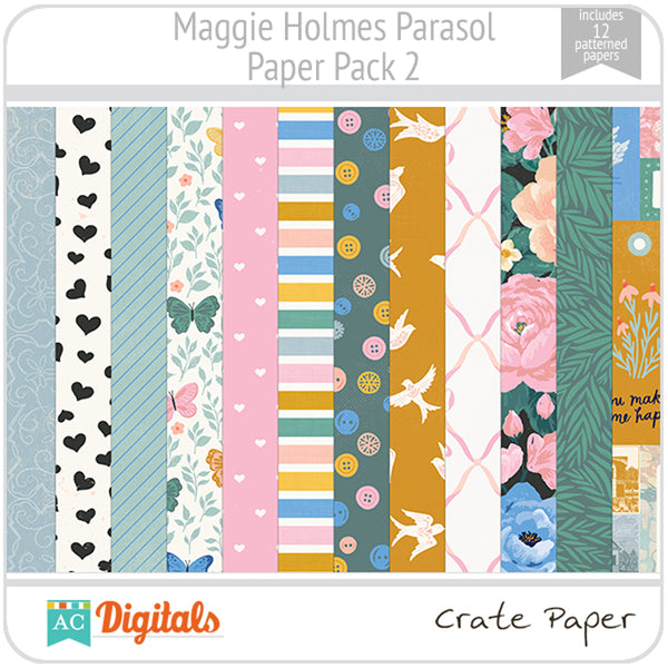 Maggie Holmes Parasol Paper Pack 2