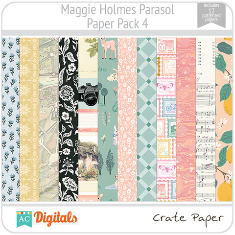 Maggie Holmes Parasol Paper Pack 4
