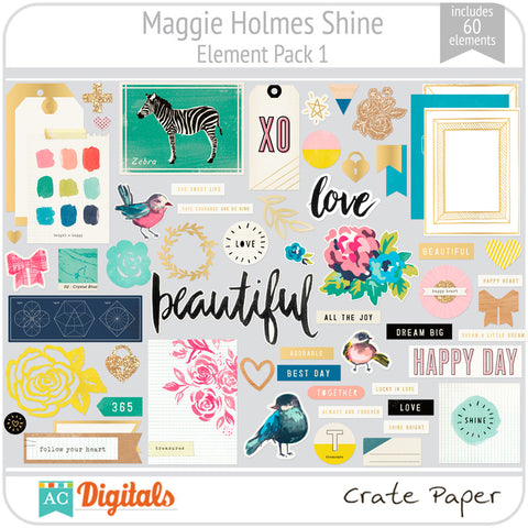 Maggie Holmes Shine Element Pack #1
