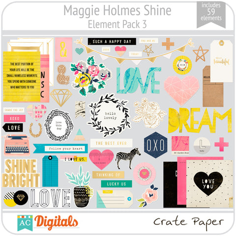 Maggie Holmes Shine Element Pack #3