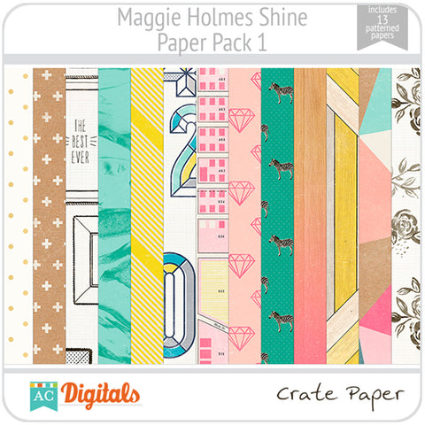 Maggie Holmes Shine Paper Pack #1